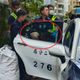 影/台中男砍傷女友母女、鄰居　遭警壓制逮捕畫面曝光