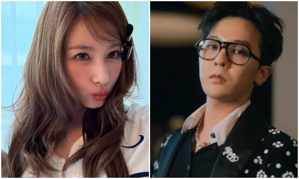 Sana（左）與GD的戀愛傳聞甚囂塵上。（圖／翻攝自GD、Sana IG）