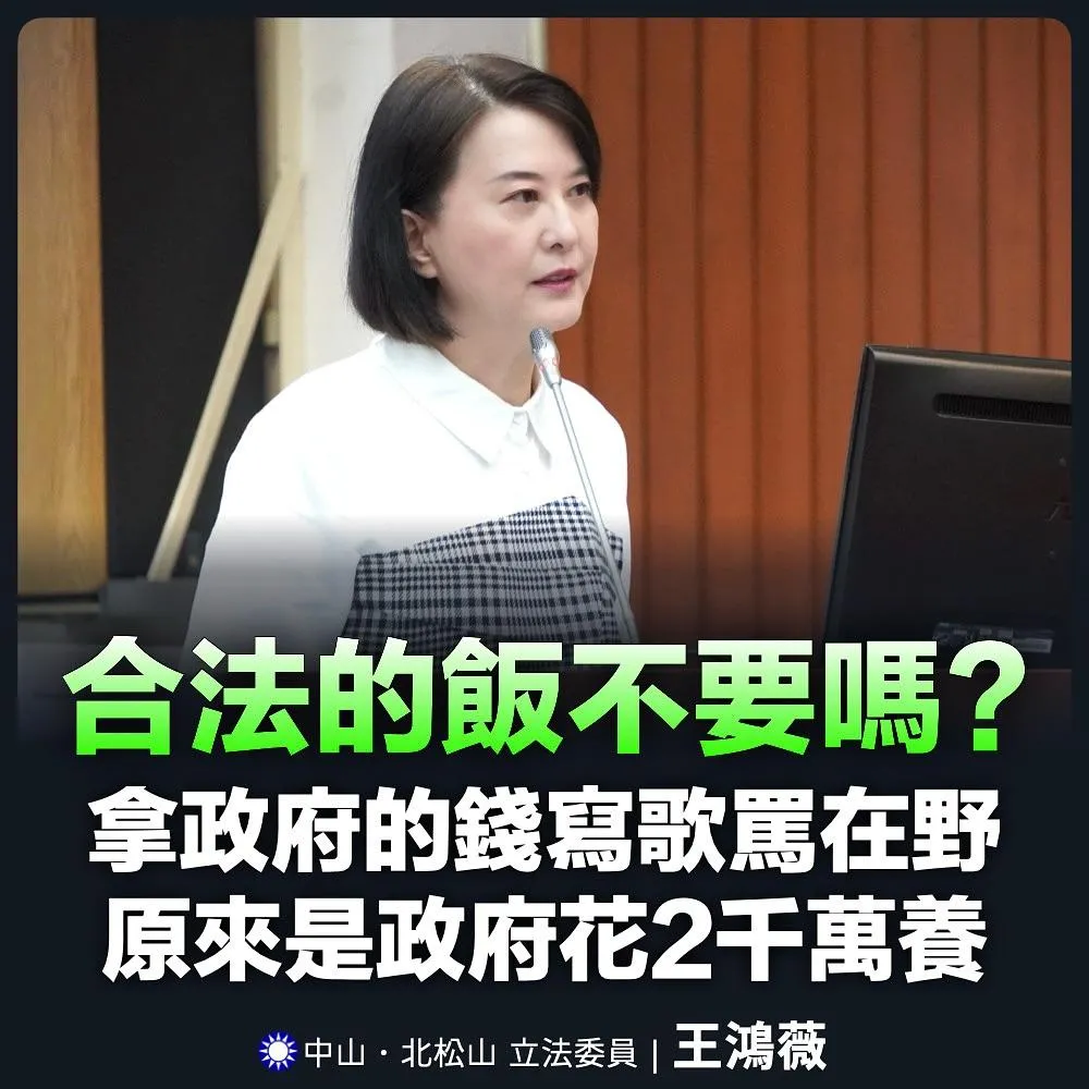 (圖/截自王鴻薇臉書)