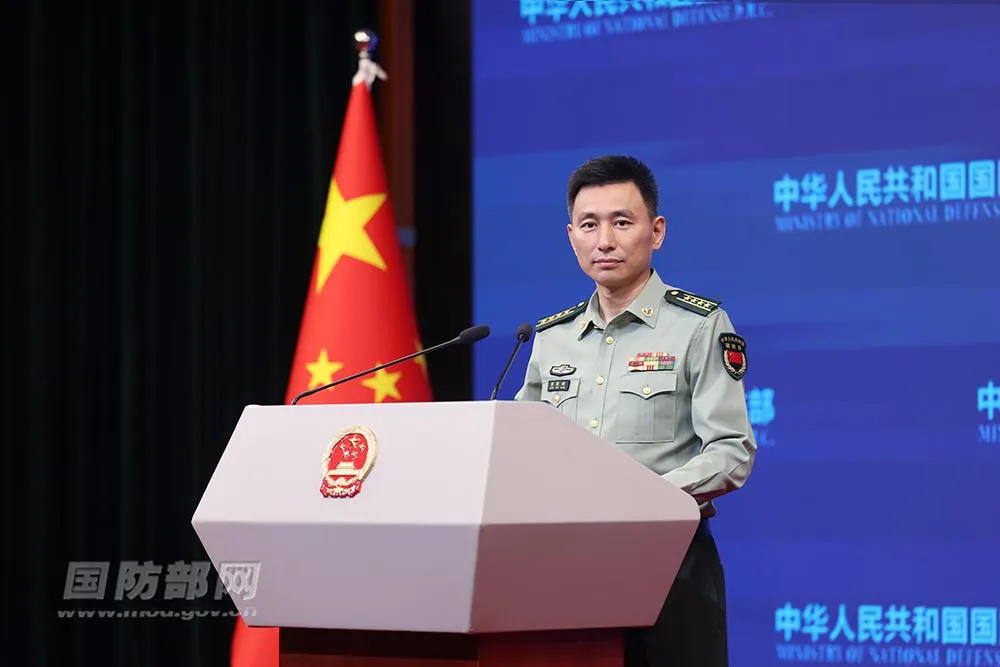 大陸國防部發言人張曉剛。(圖/翻攝陸國防部網站)