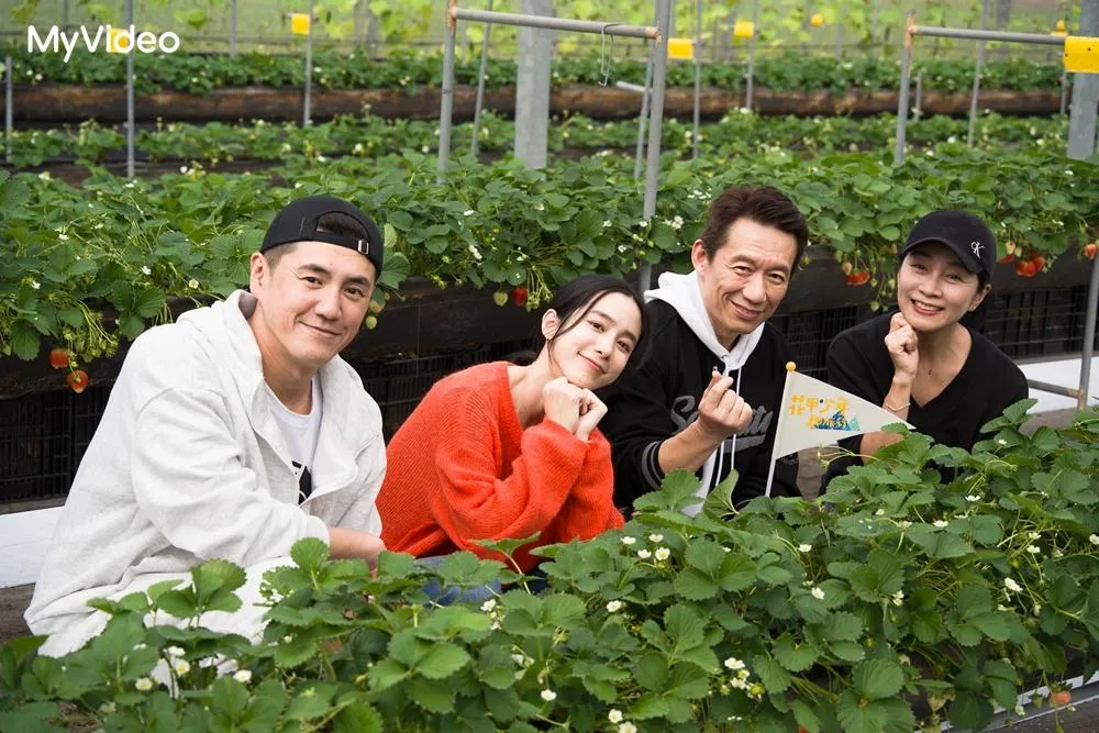 阿布、方文琳、郭子乾、温貞菱隨《花甲少年趣旅行》一同前往台中與彰化出外景。（圖／台灣大哥大MyVideo提供）