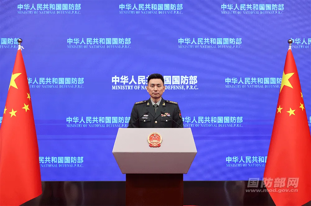陸國防部發言人張曉剛。（圖／翻攝大陸國防部網站）