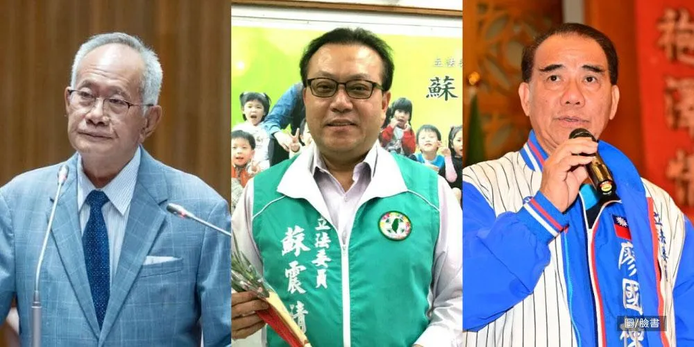 陳超明、蘇震清、廖國棟。（資料照）