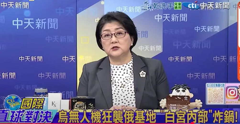 前立委雷倩。（圖/翻攝《國際直球對決》）