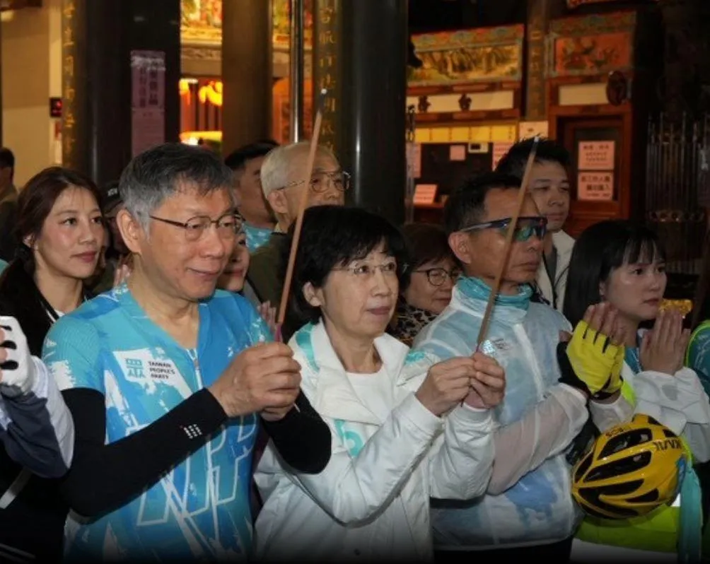 柯文哲、陳佩琪。（圖／台灣民眾黨提供）