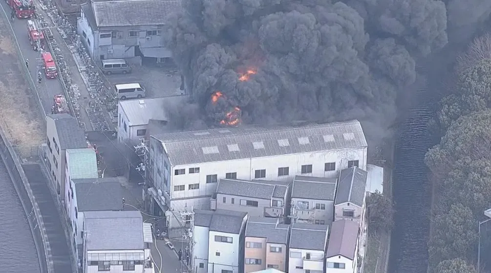 火場空拍。(圖/翻攝NNN)