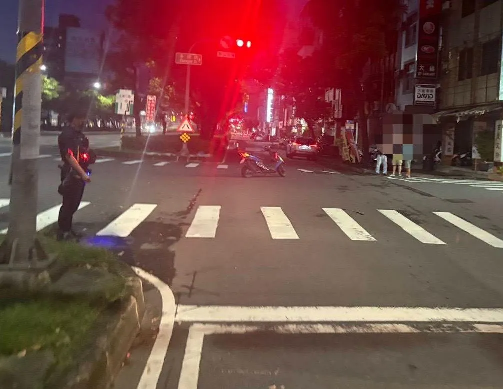 車禍現場。(圖/中天新聞)