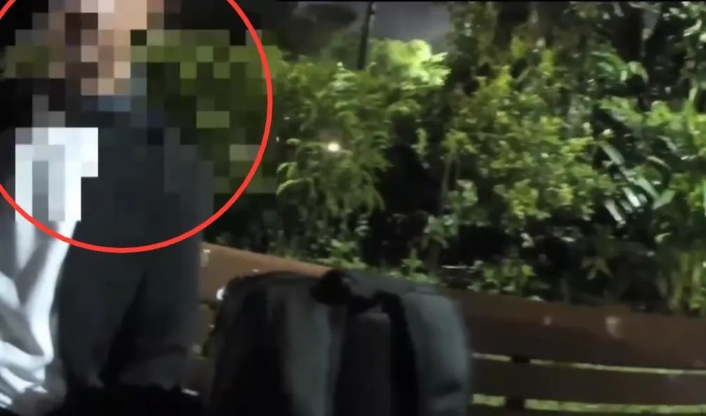 詐團車手現身面交取款遭警逮捕。（圖／翻攝畫面）