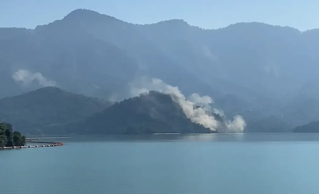 曾文水庫附近山區傳出「走山」。(圖/陳順良提供,下同)