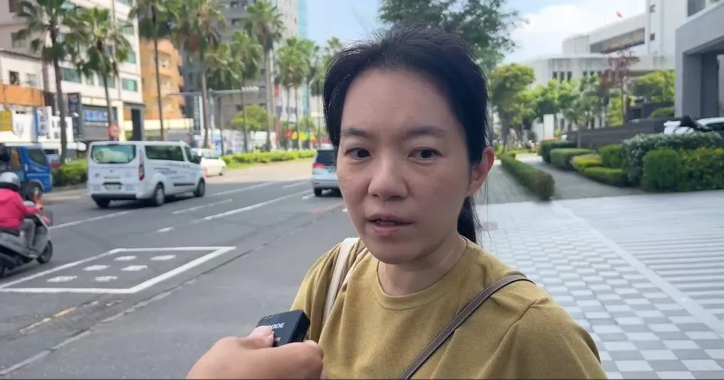 陳幸妤受訪。（圖/中天新聞）