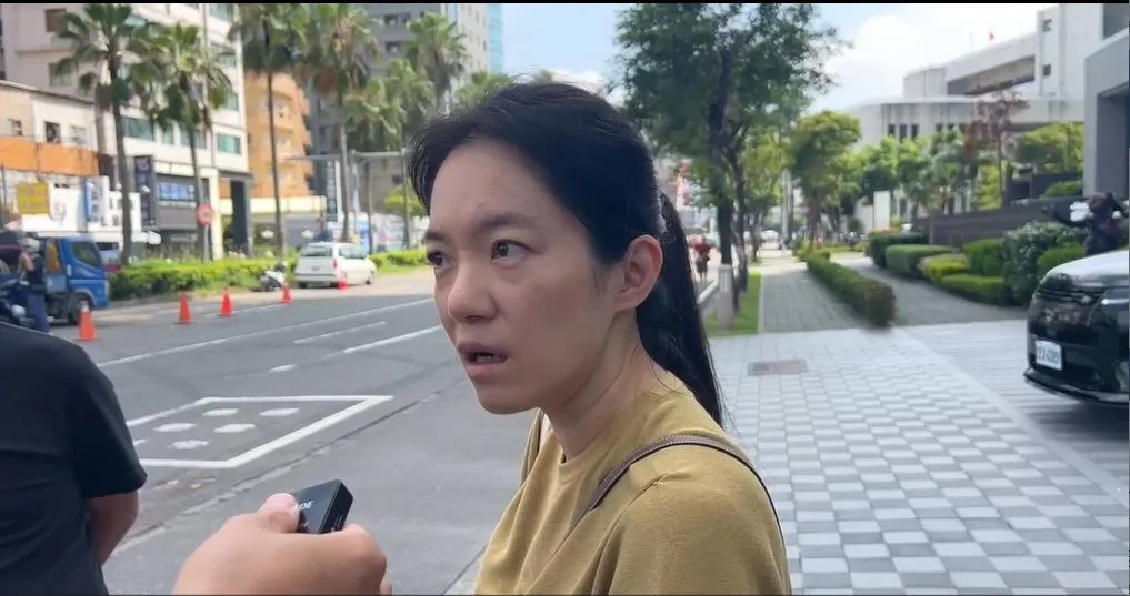 陳幸妤受訪。(圖/中天新聞)