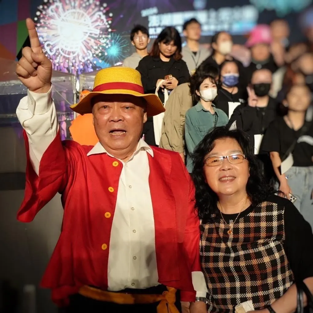 陳光復與妻子吳淑瑾。（圖／翻攝陳光復臉書）