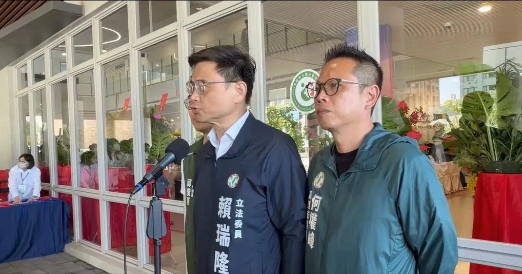 賴瑞隆受訪。(圖/賴瑞隆競辦提供)