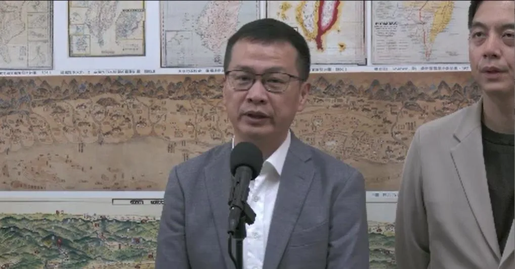 羅智強受訪。（圖/中天新聞）