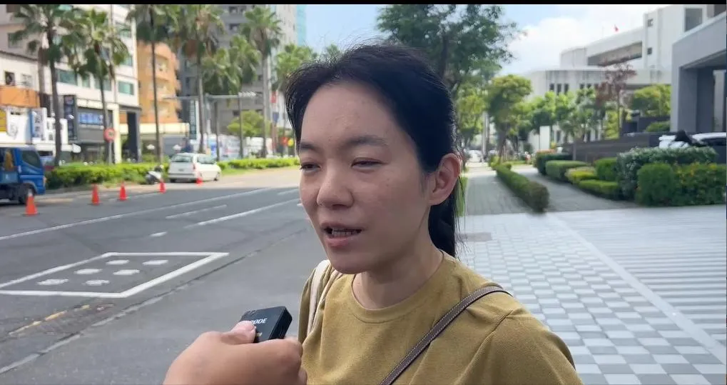陳幸妤受訪。（圖/中天新聞）