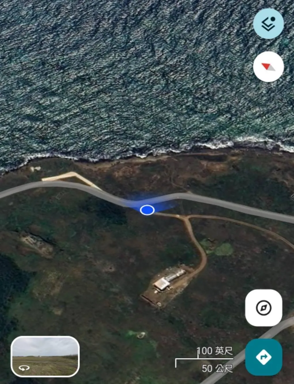 發現焦屍的地理位置。（圖／Googlmap）