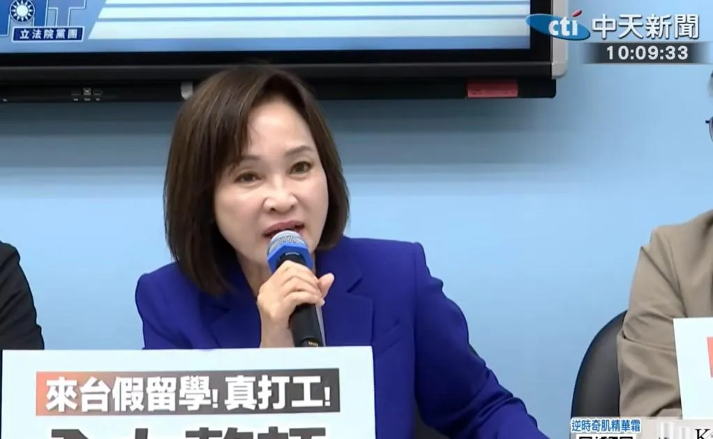 國民黨立委柯志恩。(中天新聞)
