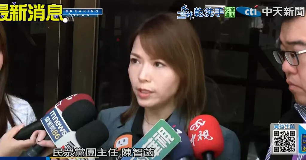 陳智菡。（圖／中天新聞）