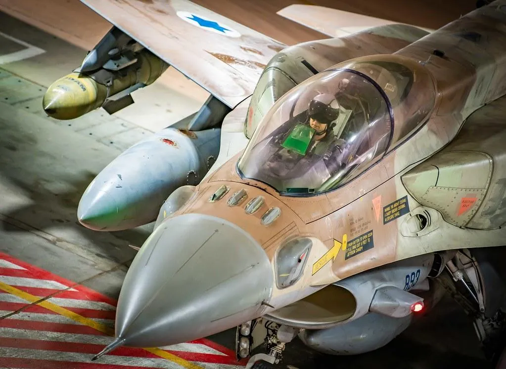 以軍示意圖，圖為F-16I戰機。(圖/以色列空軍)