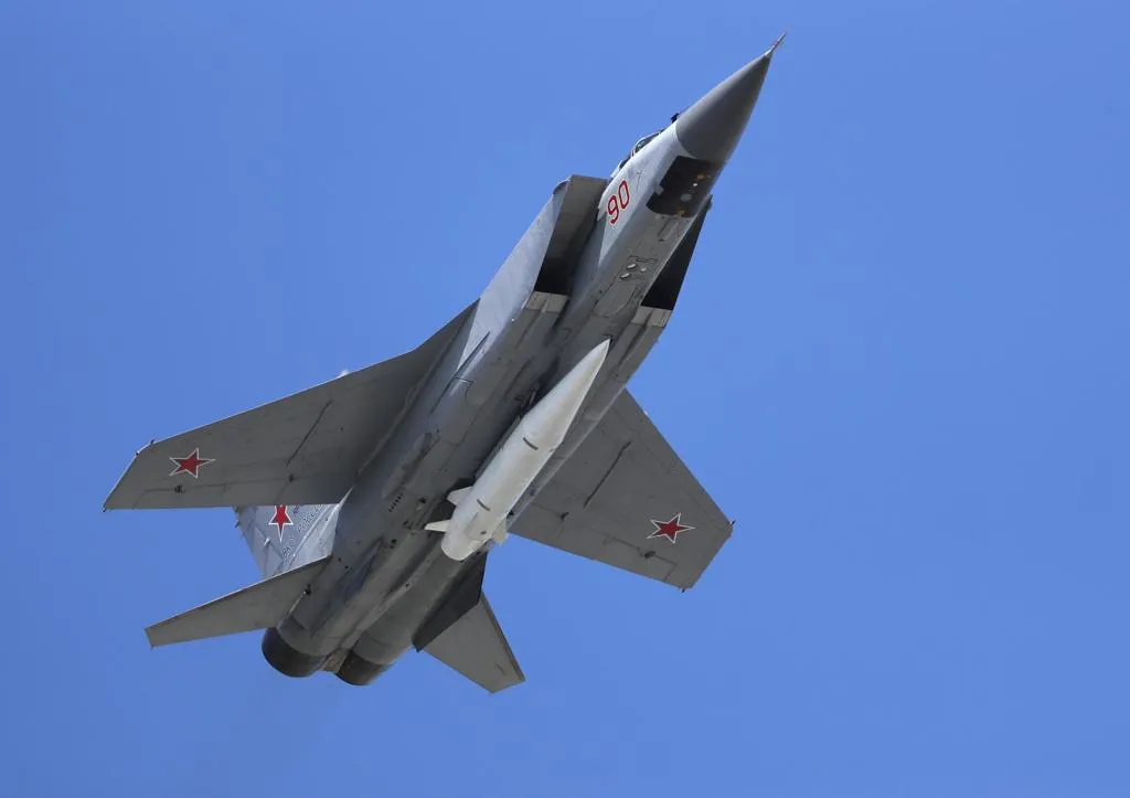 俄羅斯MiG-31戰機。(圖/美聯社)