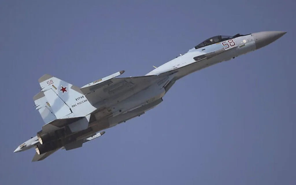 俄羅斯Su-35戰機。(示意圖/美聯社)