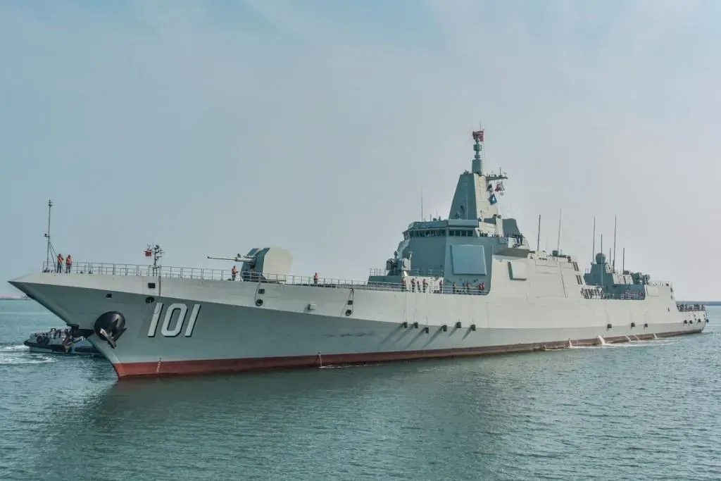 055型導彈驅逐艦南昌號。(資料照/新華社)