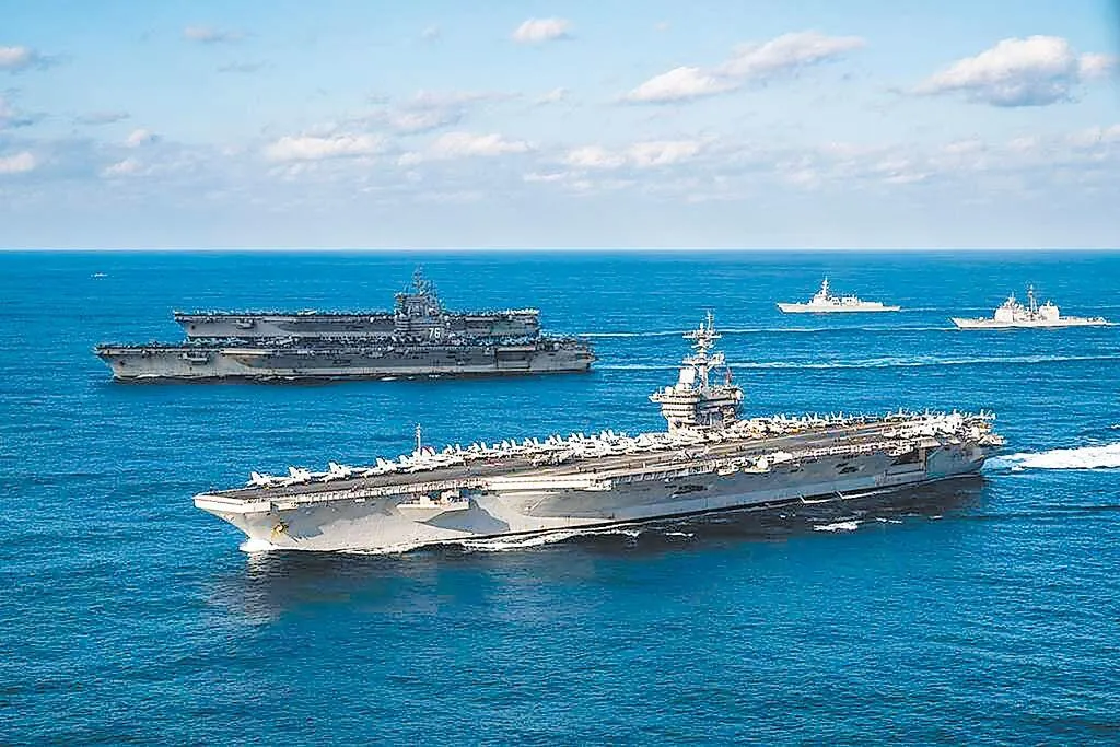 在印太地區，美國已部署約200艘軍艦、15萬兵力，並推動日本、韓國、澳大利亞等增加軍費，擴大基地使用權。（圖/美國海軍官網）
