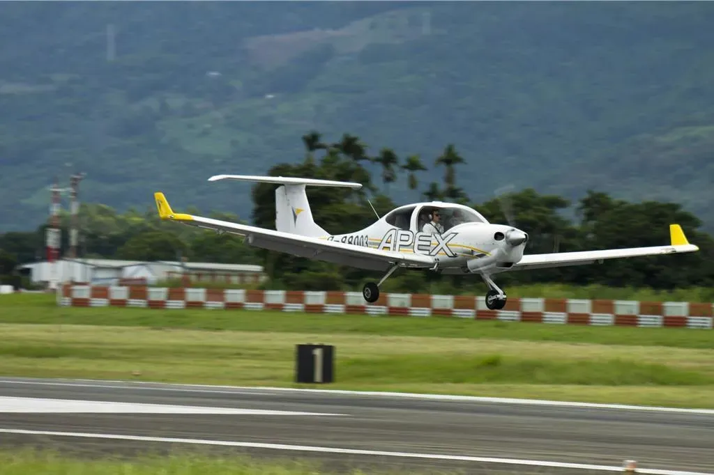 安捷航空訓練中心教練機。（圖／報系資料照）