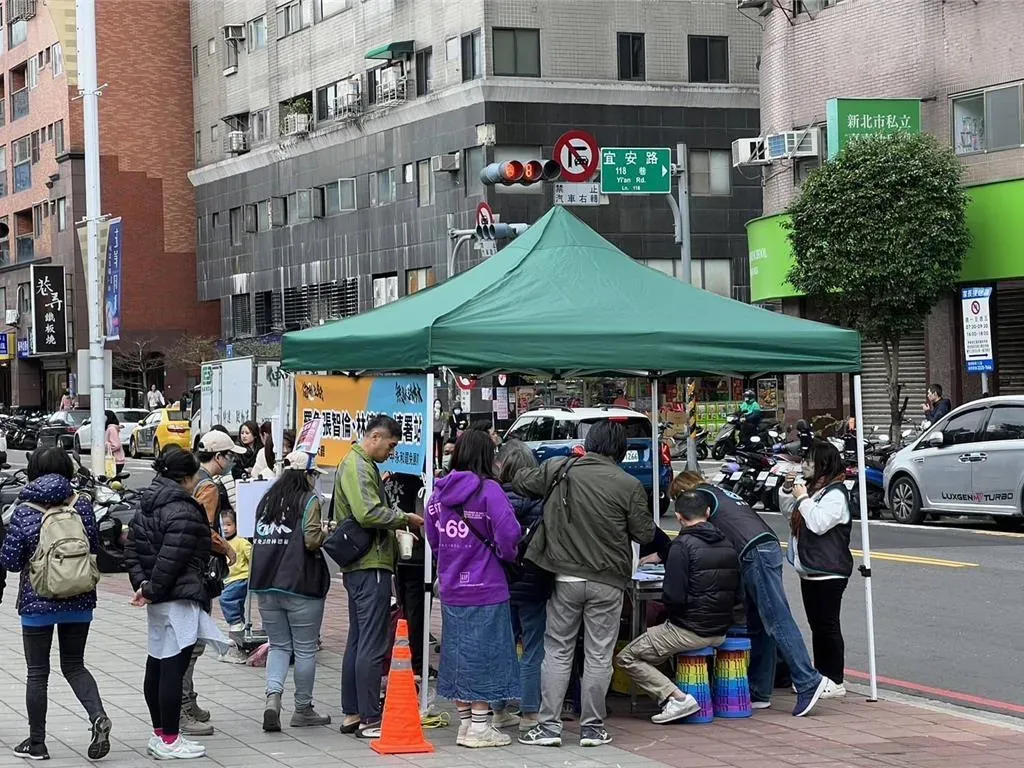 新北市罷免團體攤位。（圖／報系資料照）
