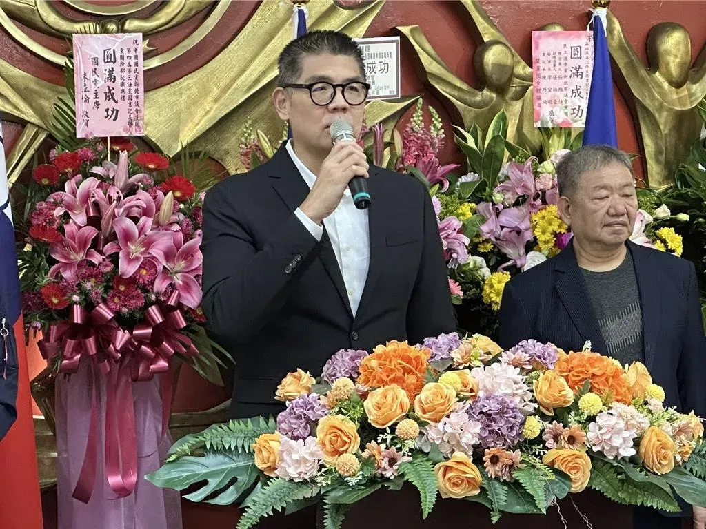 國民黨副主席連勝文21日出席新北市議會黨團書記長暨黨團幹部就職典禮,他怒轟民進黨搞大罷免,全台都在政治總動員,幾乎與大陸搞文革無異。(圖/中時高鈞麟攝)