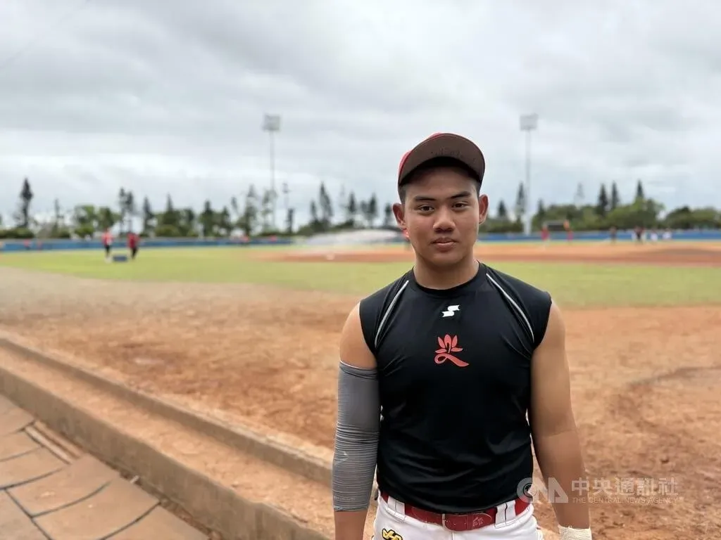 U18東岸聯盟棒球錦標賽普門中學1日與花蓮體中交手，普門高一捕手顏浩恩（圖）先發蹲捕，單場2安、2打點，打擊有表現。（圖／中央社）