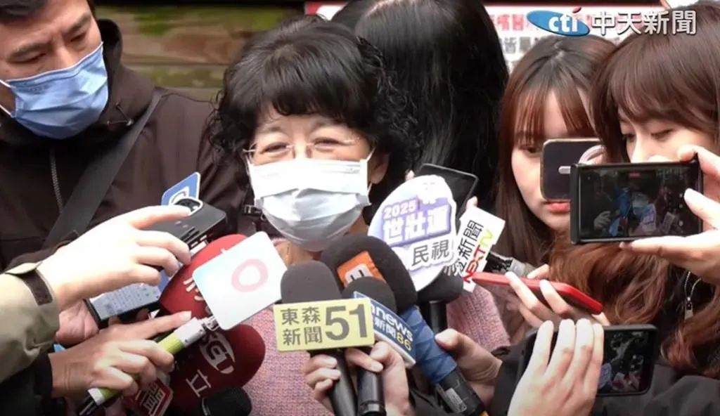 陳佩琪受訪。（圖/中天新聞）