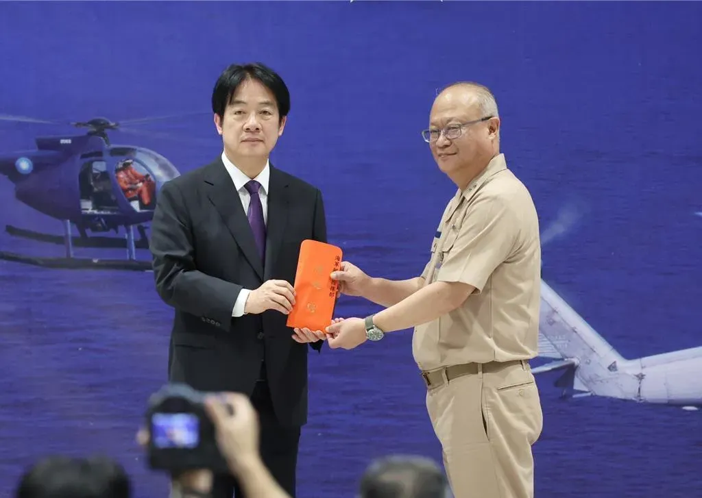視察航指部，賴清德總統期許：傳承忠義軍風、錨鍊精神成為堅實勁旅。（圖／中時姚志平攝）