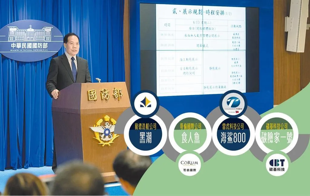 中科院系統發展中心主持人孫春青表示，將於6月17、18日舉行「國內外廠商水面無人載具展示活動」，將有4家廠商進行無人艇動態展示。（圖/青年日報）