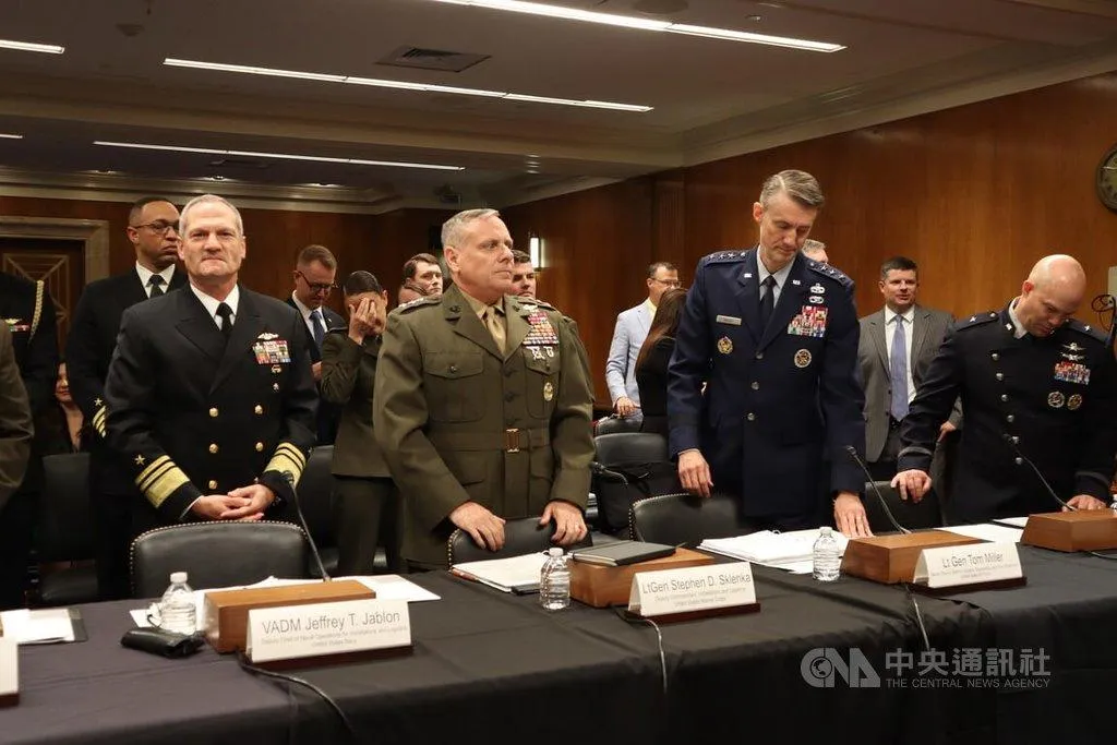 美國聯邦參議院撥款委員會「軍事設施、退伍軍人事務及相關機構小組」17日舉行年度預算聽證會（圖／中央社提供）