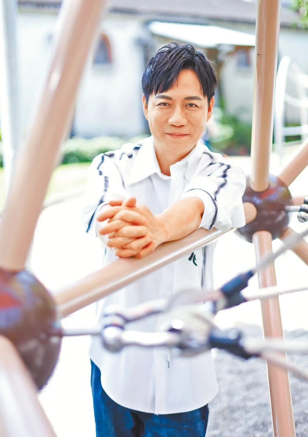 陳隨意來自彰化鹿港，是個孝順愛家的人。（圖／中時 陳俊吉攝）