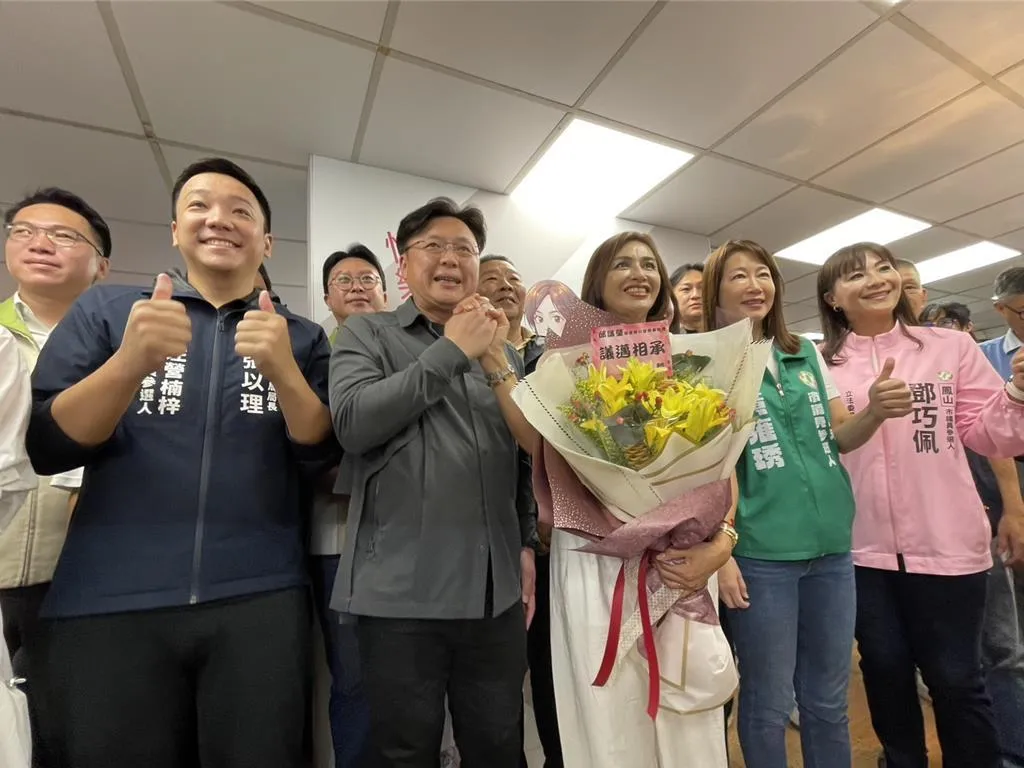 趙天麟表態力挺邱議瑩選高雄市長。(圖/報系資料照)