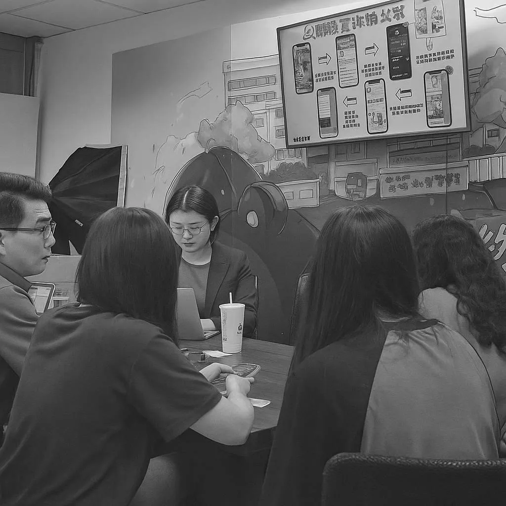 台灣民間反詐騙協會律師團面談臉書詐騙被害人。為保護被害人，照片經變色處理。（圖／台灣民間反詐騙協會提供）