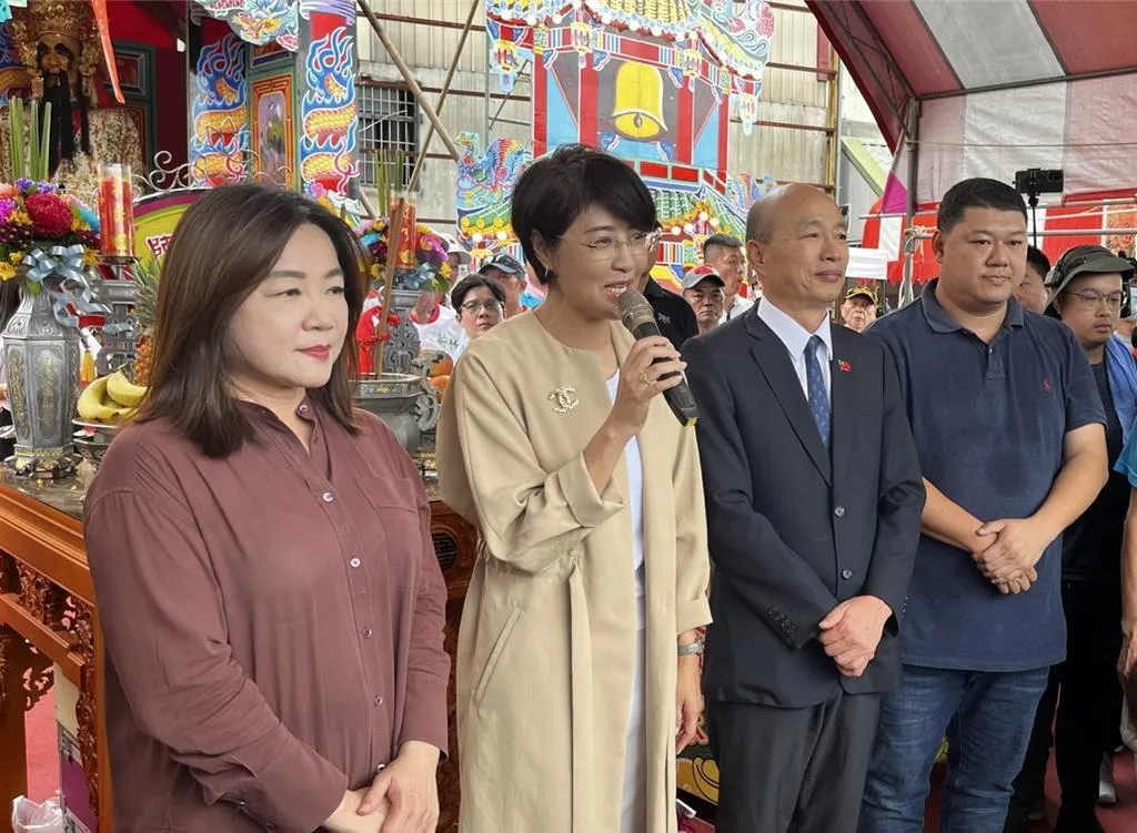 韓國瑜今天受邀赴南投參加全台城隍聯誼大會師，並力挺馬文君和游顥。（報系資料照）