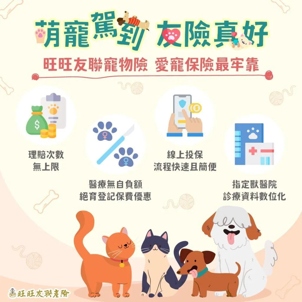 寵物險的保單規劃反映出社會對動物友善的新趨勢((圖/旺旺友聯提供)