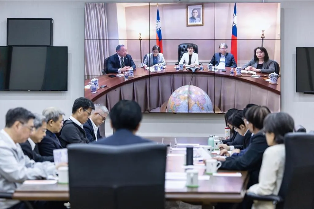 台灣談判團隊已在8日於華府和美方進行實體會晤。（圖／總統府提供）