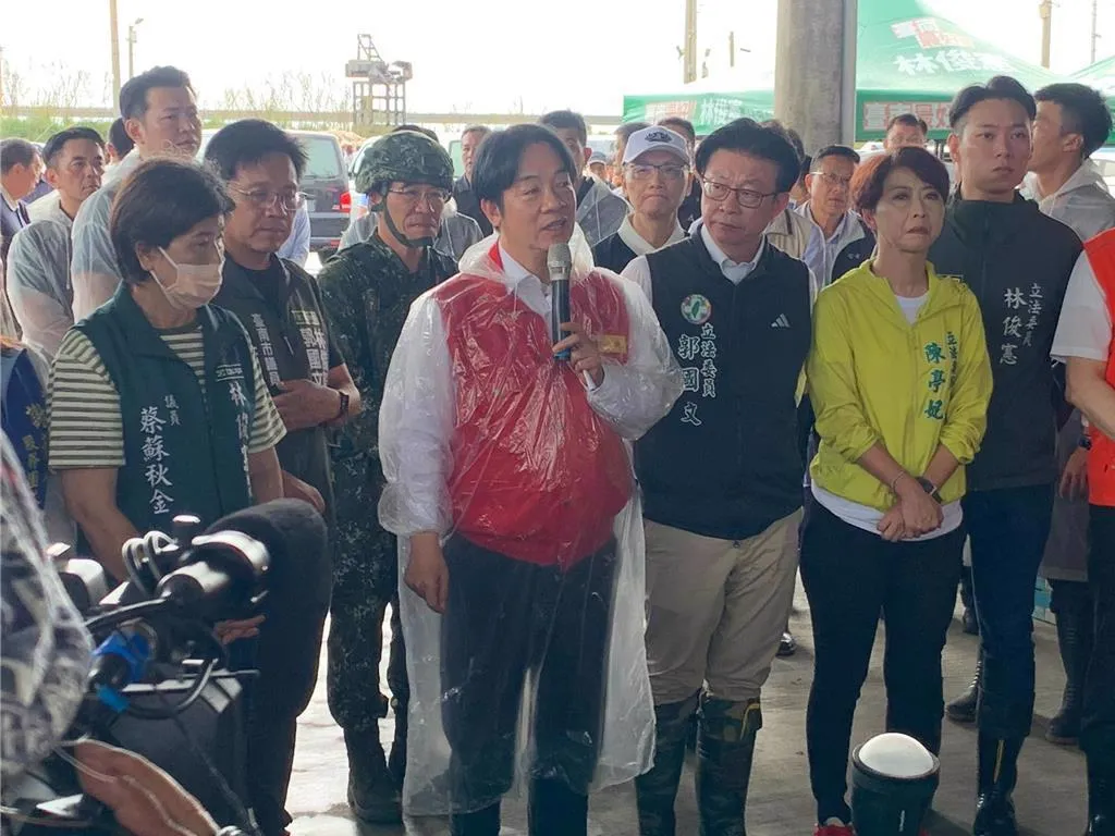 賴清德11日南下台南視察災後復原進度。（圖/資料照）