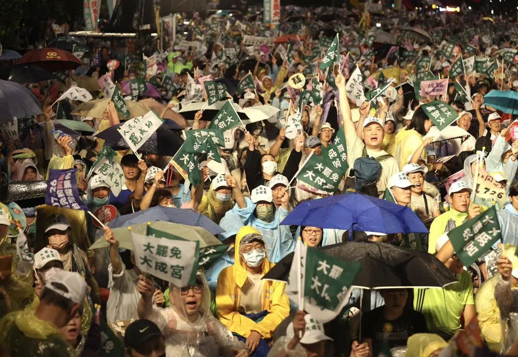 圖為公民團體24日在凱道舉辦造勢晚會。（圖/資料照）