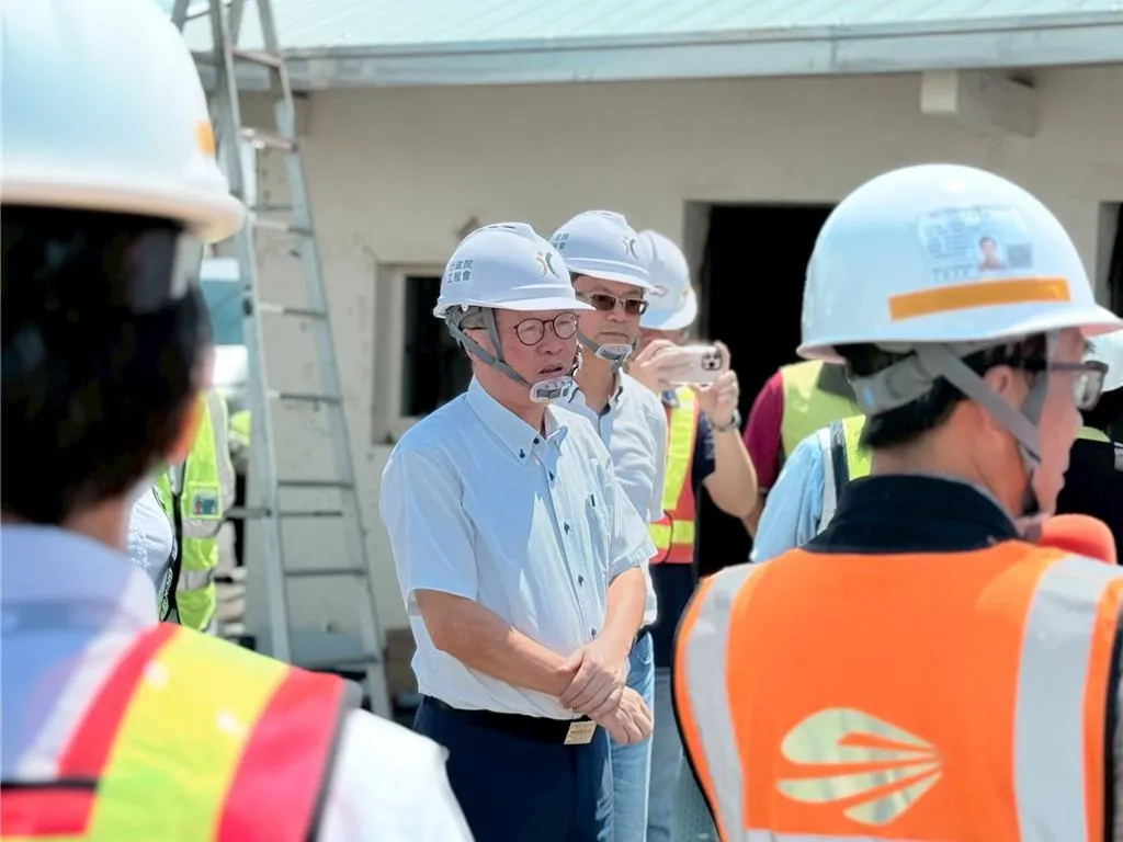 行政院雲嘉南災後復原前進指揮所指揮官陳金德。（圖／行政院提供）