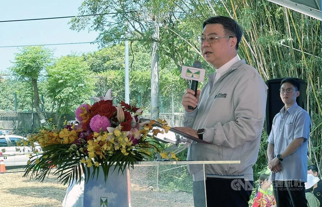 國道1號造橋交流道工程18日動土，行政院長卓榮泰出席並致詞。（圖/中央社）