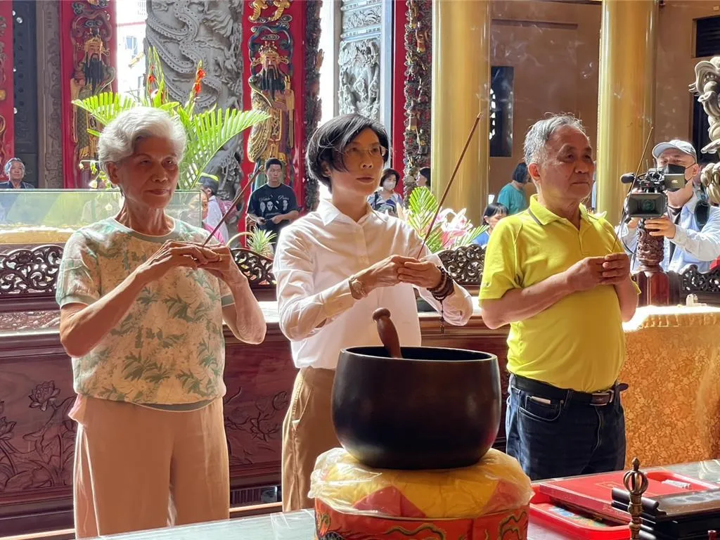 林岱樺18日與母親一同前往鳳山天公廟參拜。（圖/資料照）