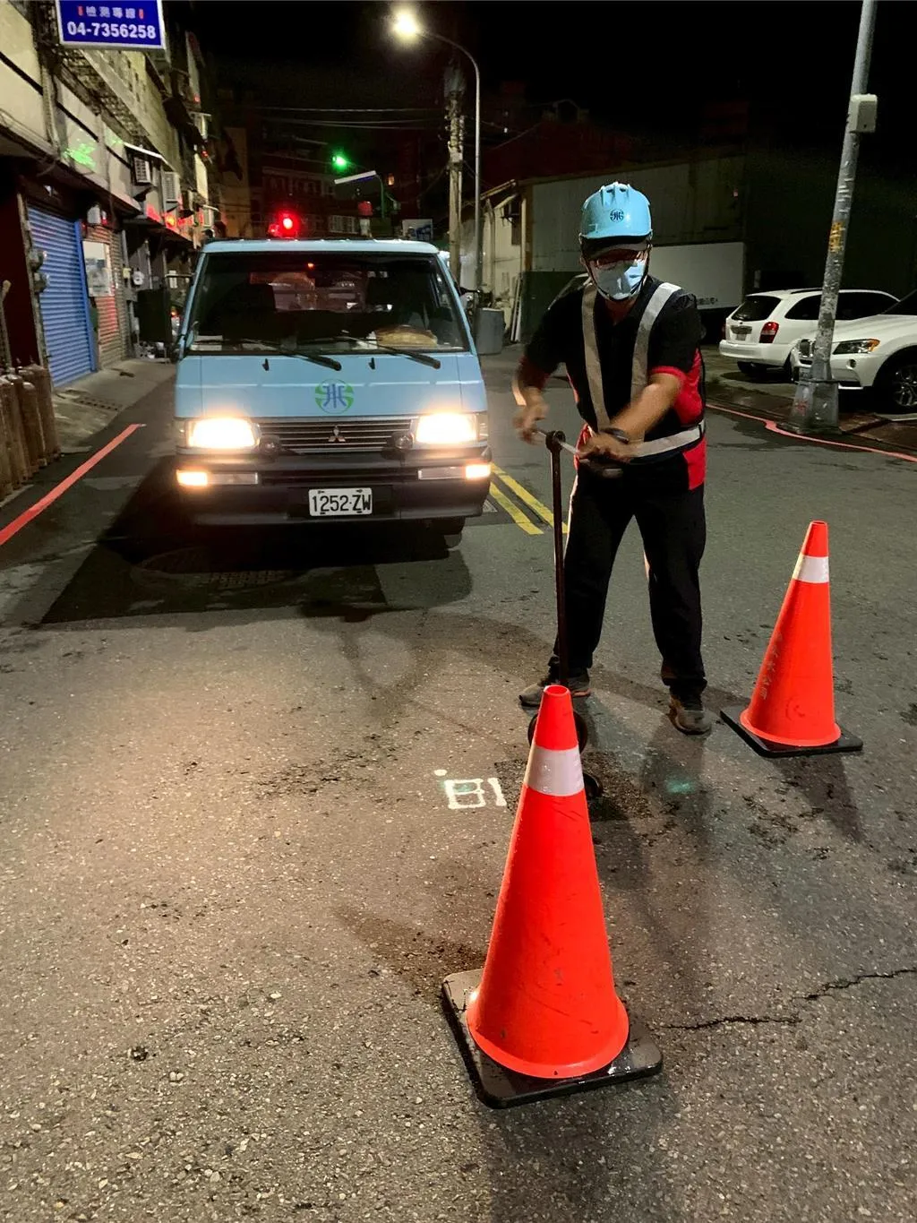 台水十一區鳥嘴潭管線改接工程順利提早完工，彰化地區提前恢復供水。（圖／台水公司）