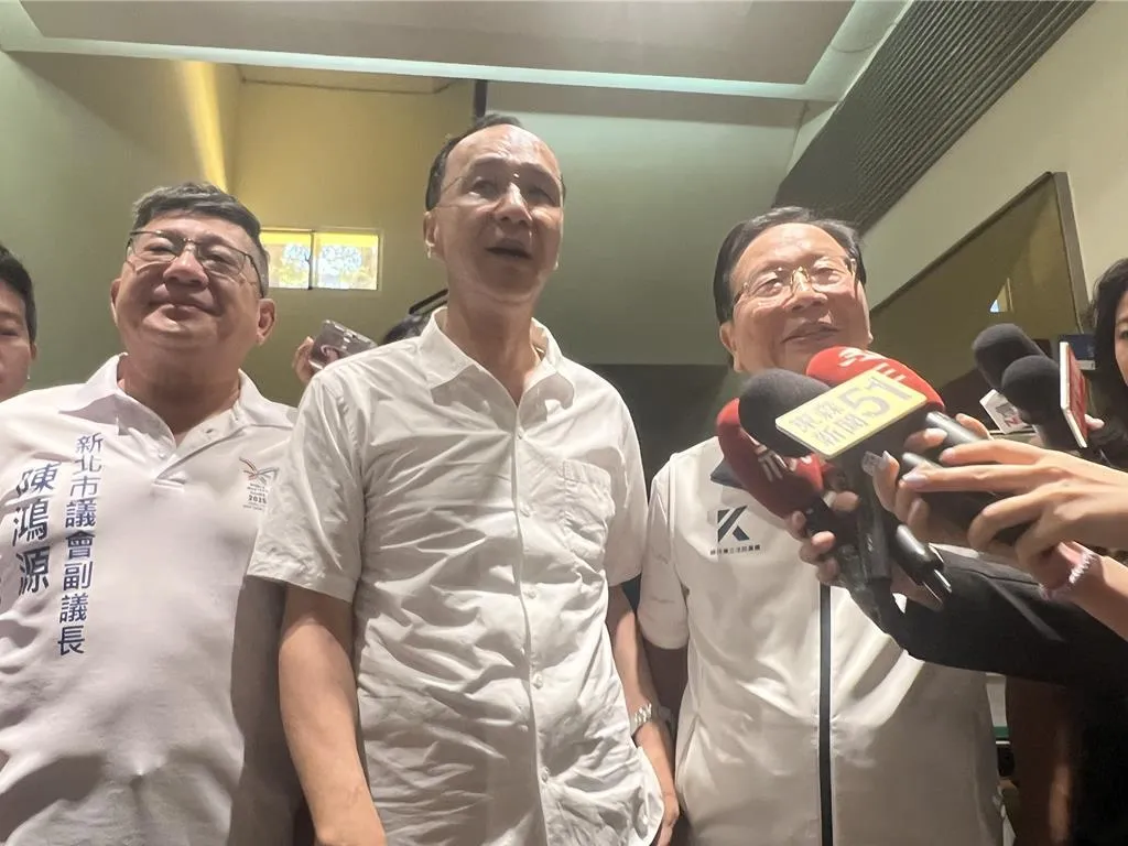 徐國勇稱「台灣地位未定論」,朱立倫斥:荒謬至極。(圖/中時王揚傑攝)