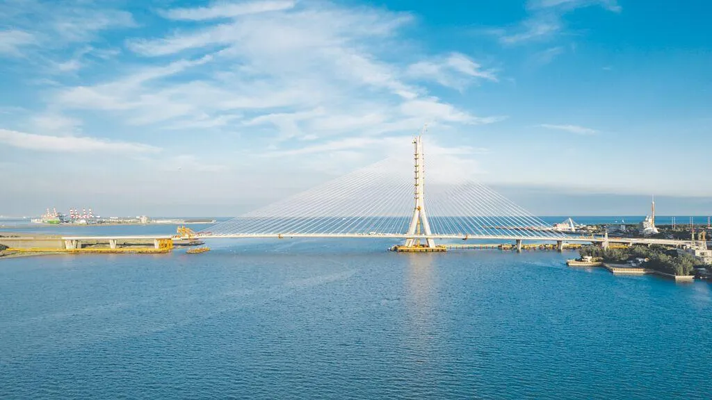 淡江大橋。（圖／報系資料照）