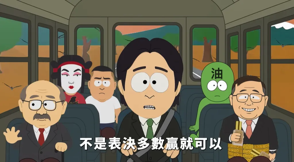 「萊爾校長」在網路產生瘋狂轉發及二創熱潮。（圖取自國民黨YT）